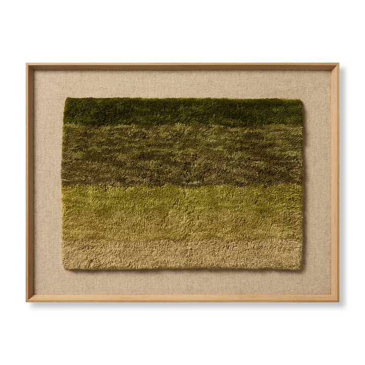 Pacifico Green/Beige 3'6"x2'8" Wall Art